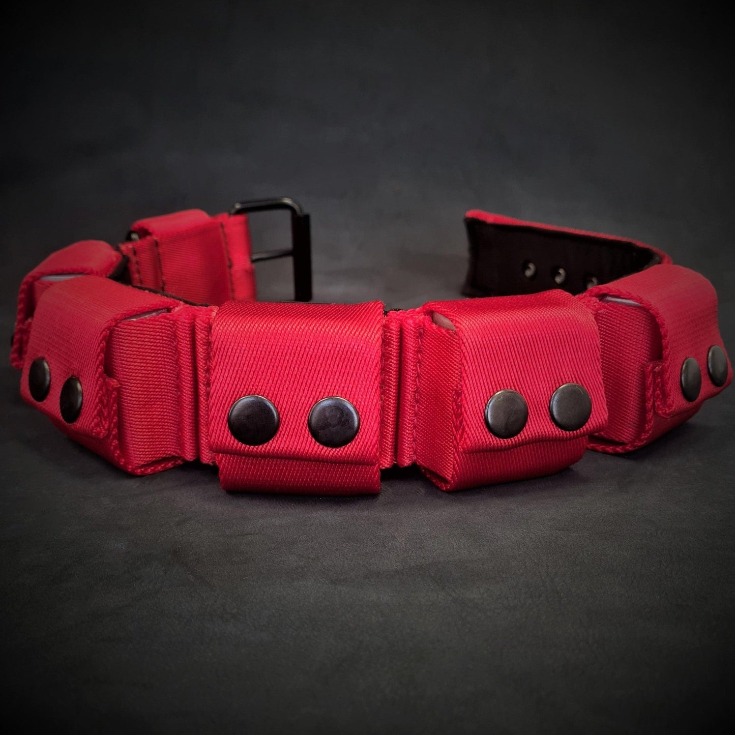 Bestia Weighted Training Collar | Removable Weights | Red | Large Breeds - A Horizon Dawn