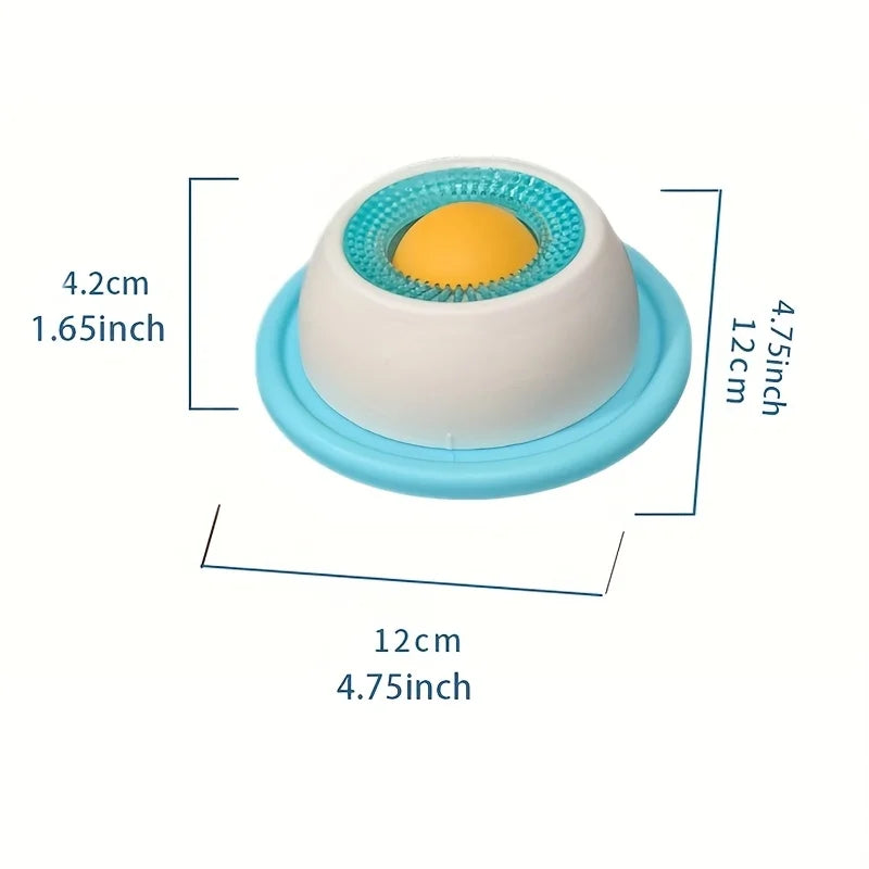 Slow Feeder Lick Bowl for Dogs & Cats | Rolling Ball Snack Feeder