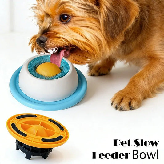 Anti - Spill Lick Plate Slow Feeder | Cats & Dogs | Anxiety Relief Bowl - A Horizon Dawn