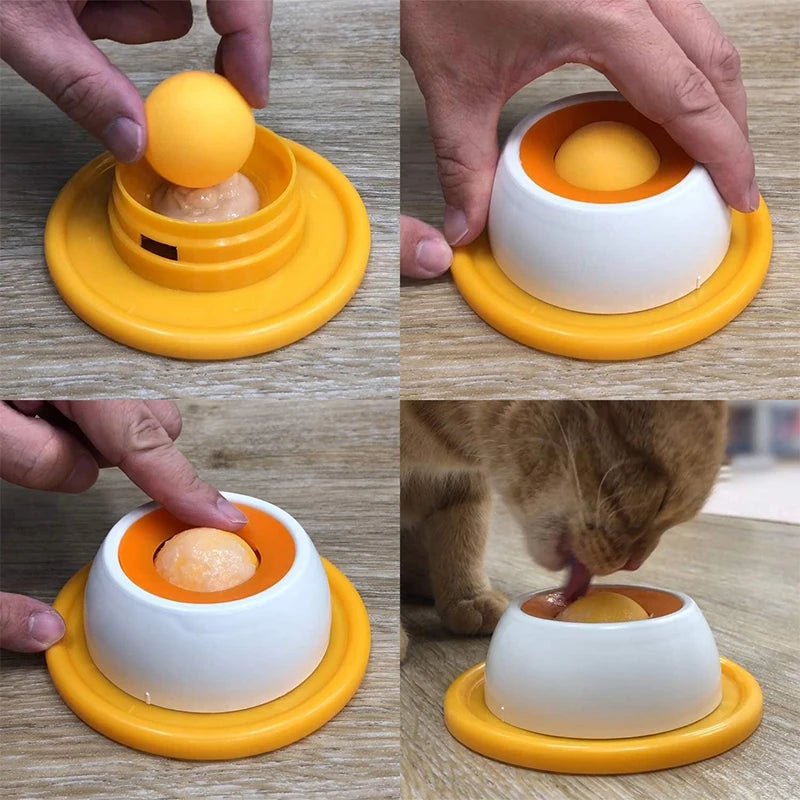 Anti - Spill Lick Plate Slow Feeder | Cats & Dogs | Anxiety Relief Bowl - A Horizon Dawn