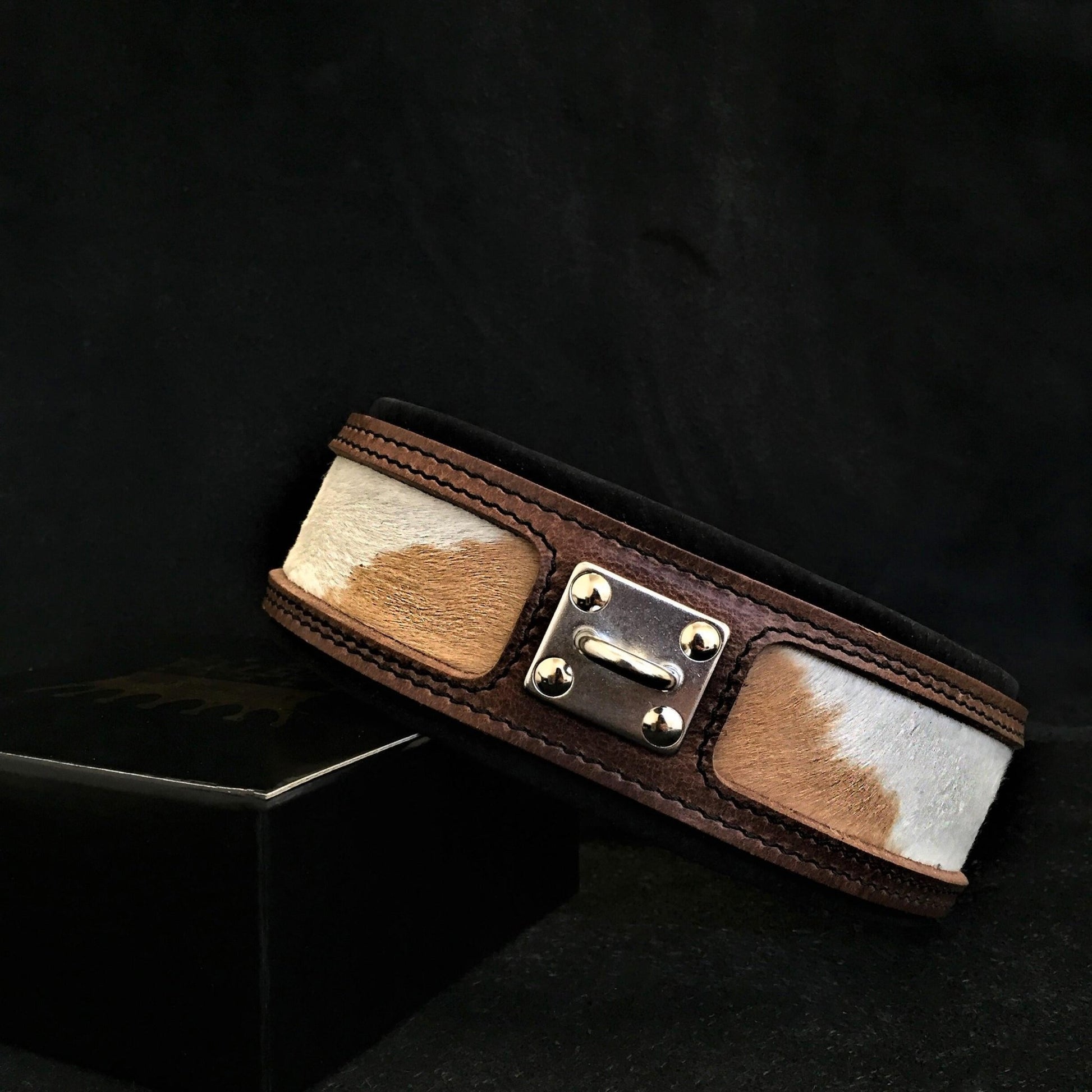 Bestia "Buffalo" Dog Collar | Thick European Leather | Heavy Duty - A Horizon Dawn