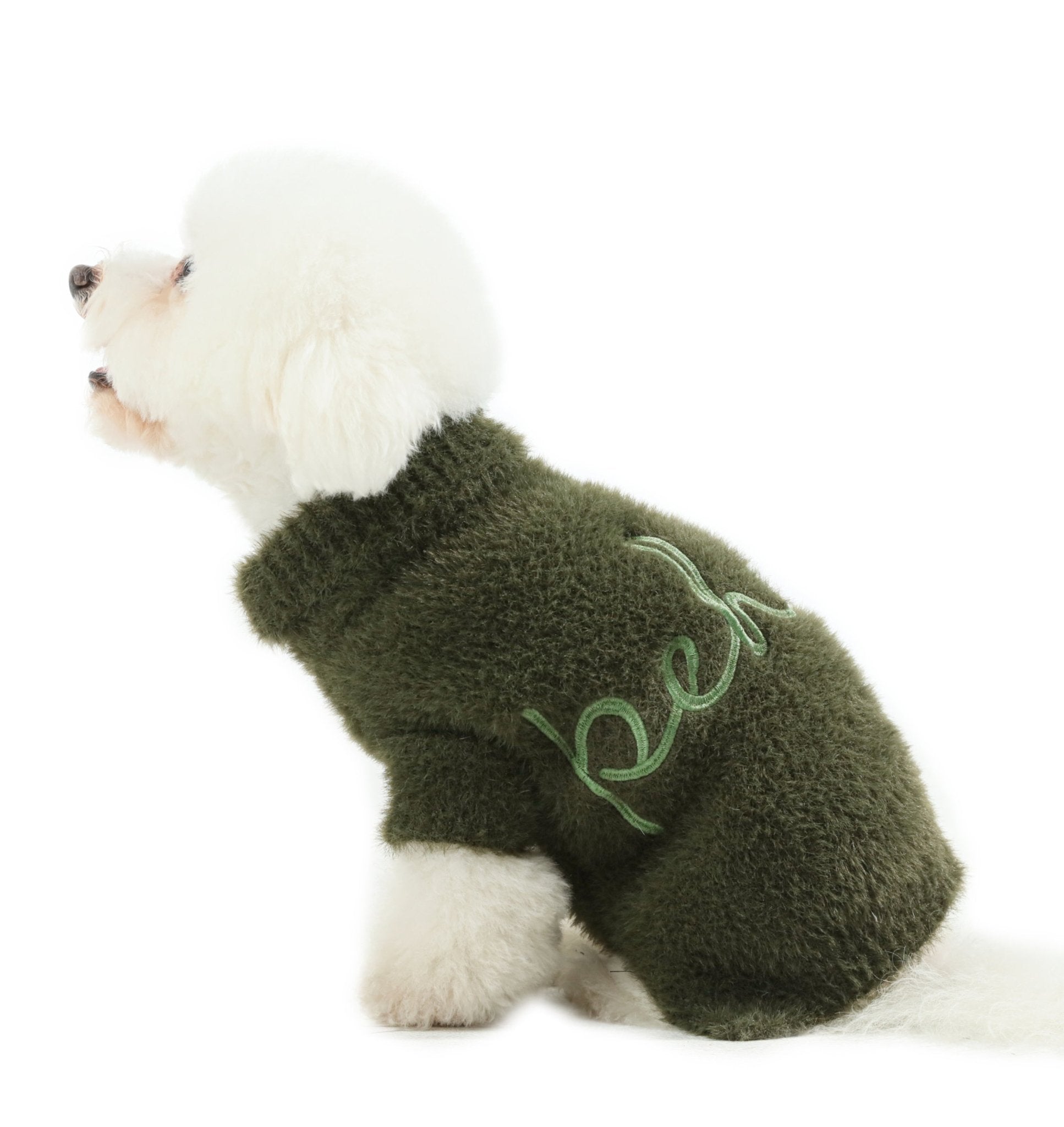 Eskimo Fuzzy Dog Sweater - Orange | Ultra - Soft Winter Style - A Horizon Dawn