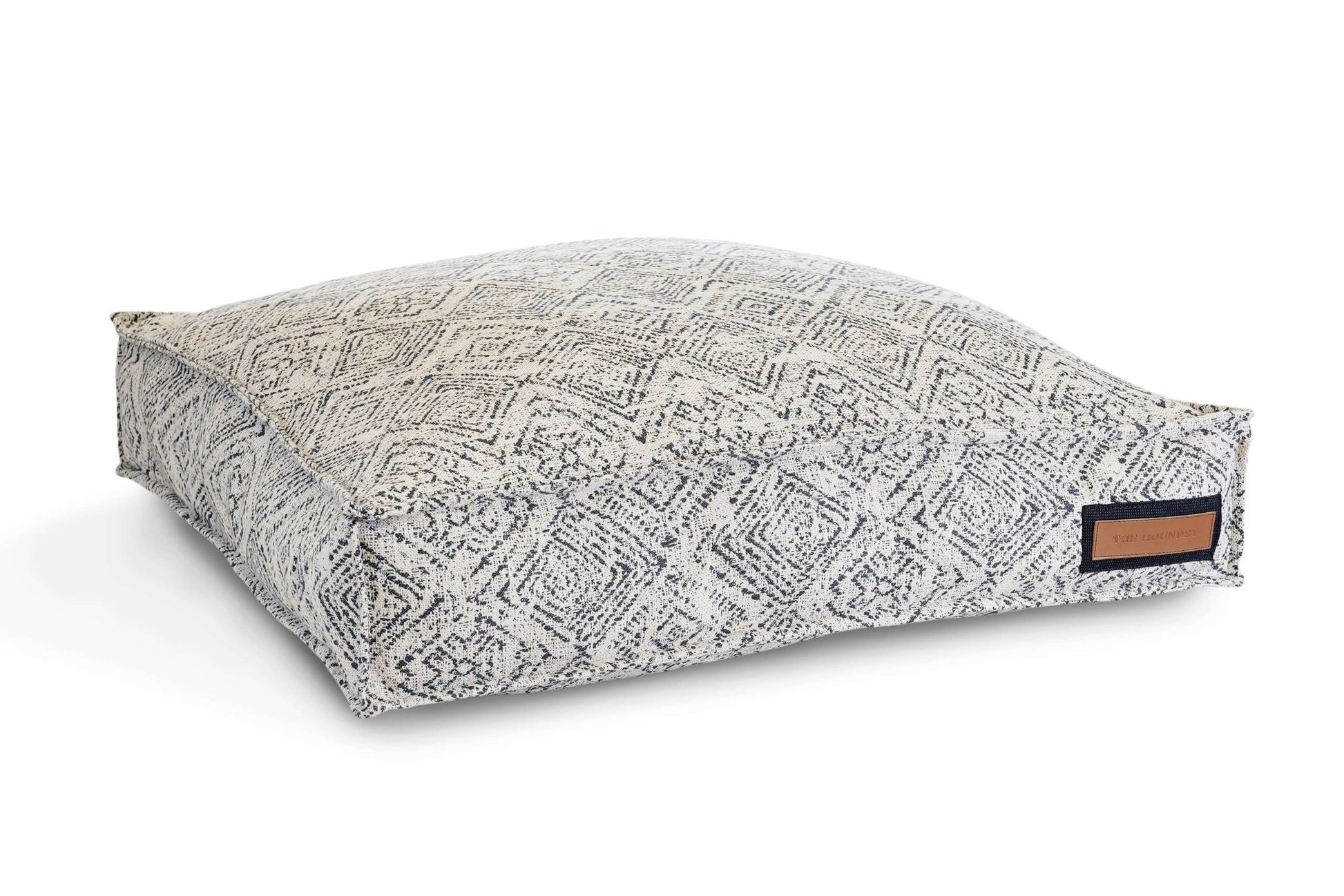 Lounger Pet Bed in Sapphire Spaniel - USA Made Sunbrella Fabric - A Horizon Dawn