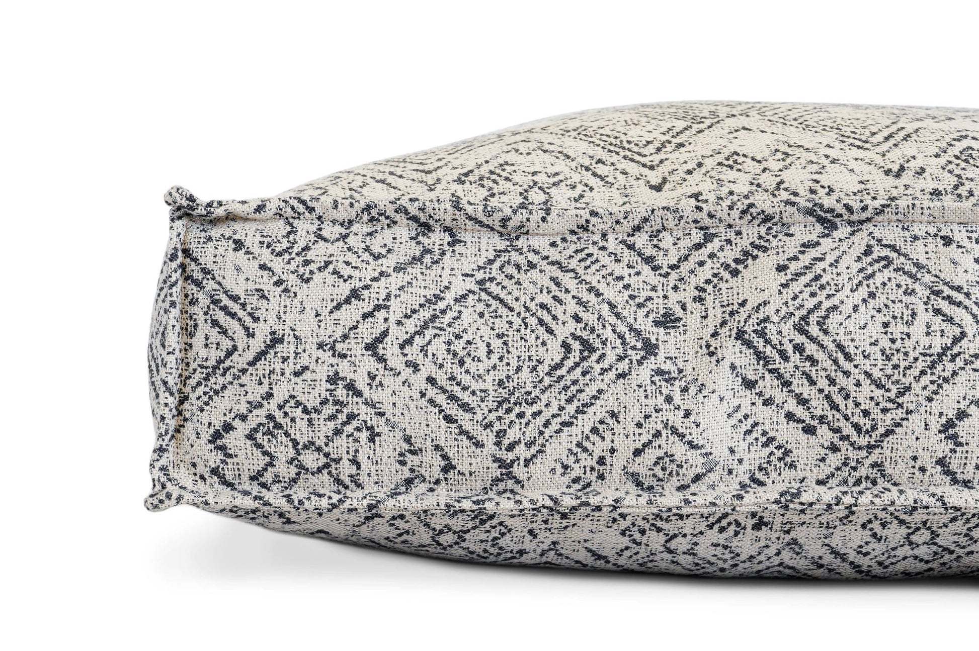 Lounger Pet Bed in Sapphire Spaniel - USA Made Sunbrella Fabric - A Horizon Dawn
