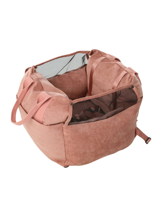 Puff Guard Dog Car Seat in Pink - Premium Safety & Comfort for Travel - A Horizon Dawn