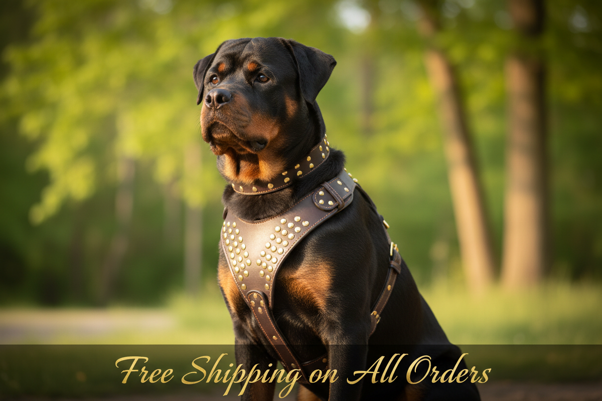 Rottweiler in Bestia Harness - Free Shipping