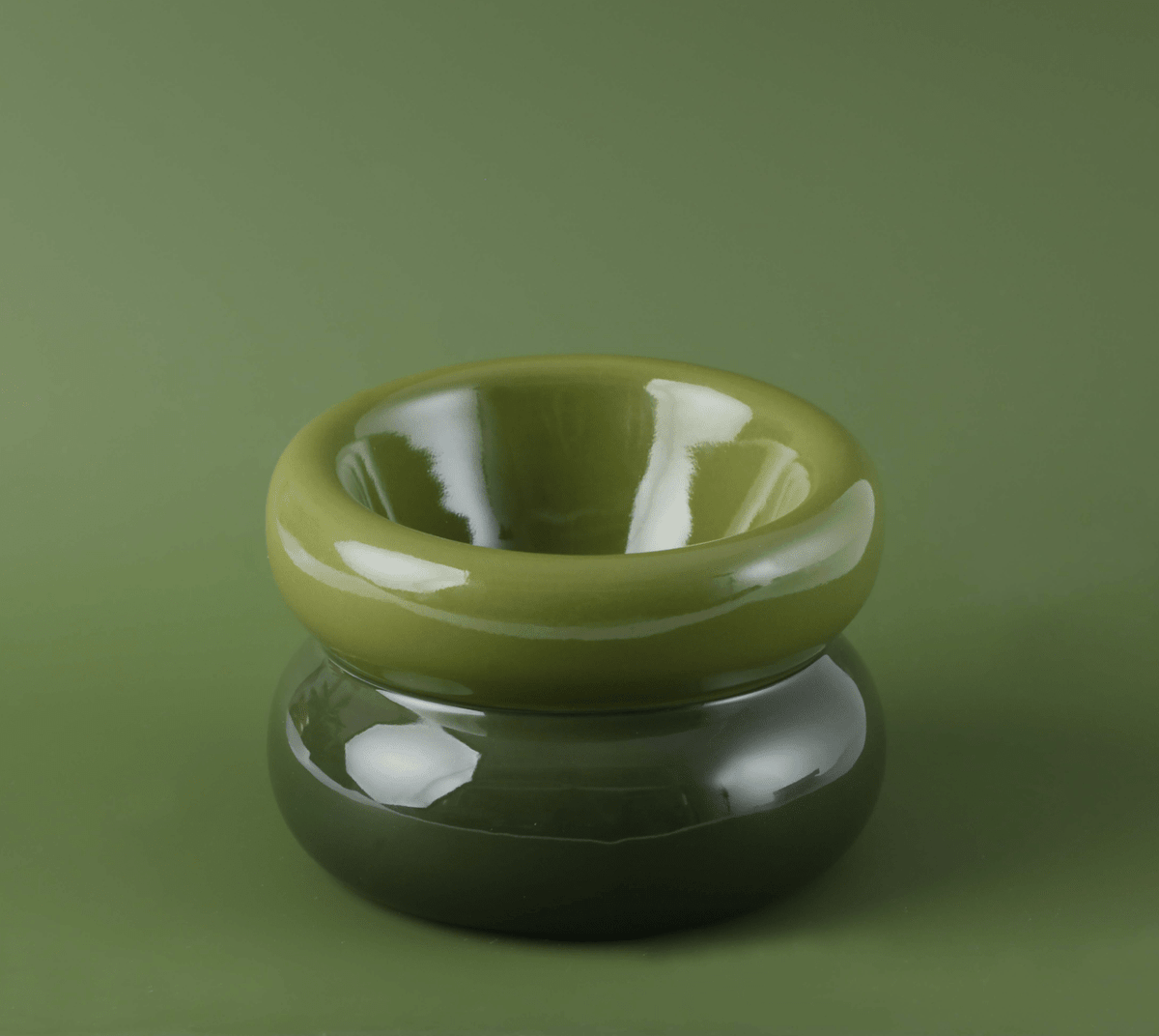 Soufflé Pet Bowl - Avocado Green - A Horizon Dawn