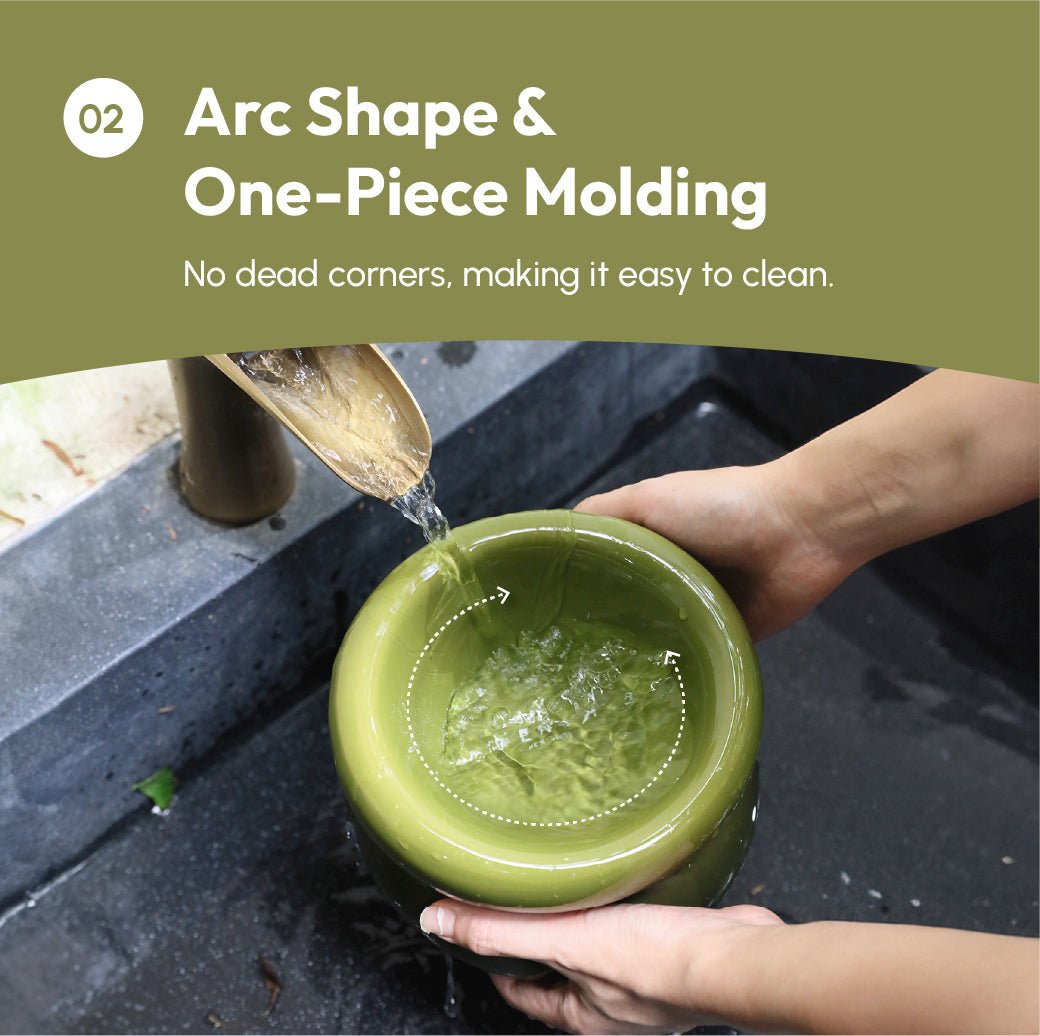 Soufflé Pet Bowl - Avocado Green - A Horizon Dawn