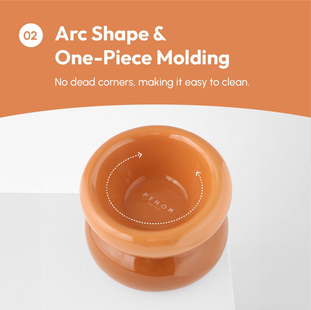 Soufflé Pet Bowl - Avocado Green | Modern Designer Dog Bowl - A Horizon Dawn