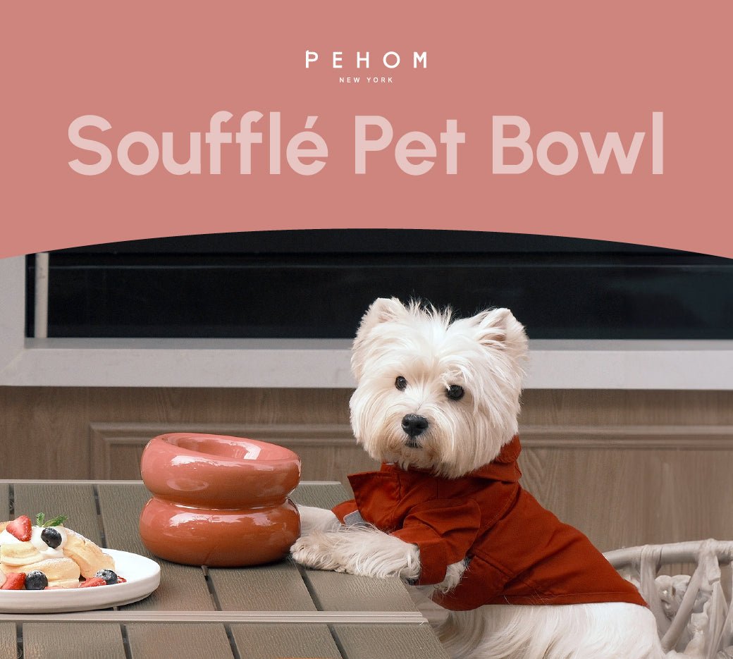 Soufflé Pet Bowl - Rose Pink - A Horizon Dawn