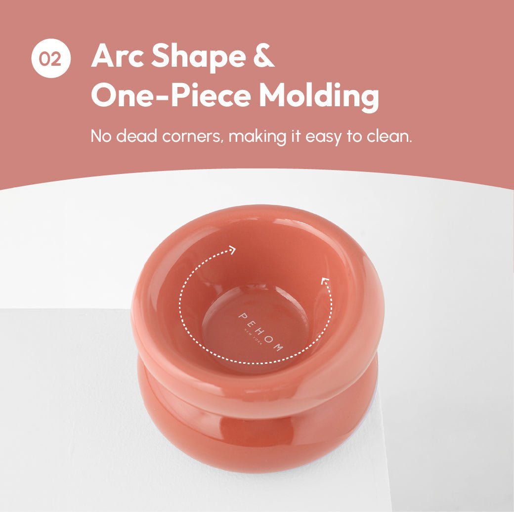 Soufflé Pet Bowl - Rose Pink - A Horizon Dawn